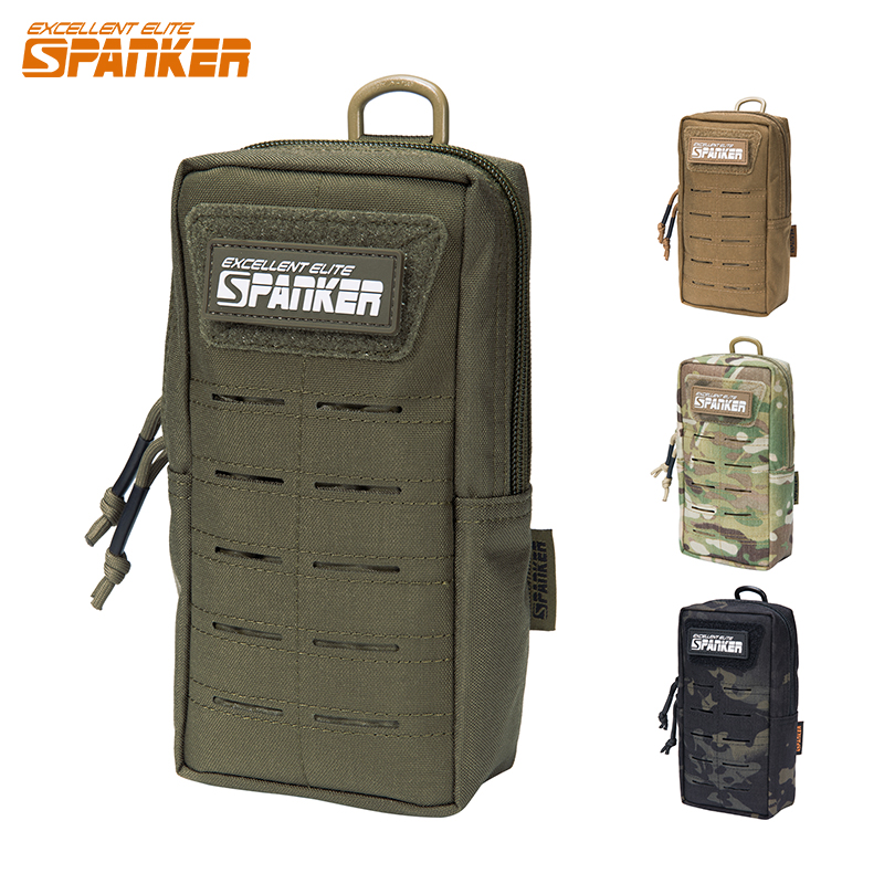 Edc Carry Fanny Pack - Tas pinggang taktis Molle, kantong telepon