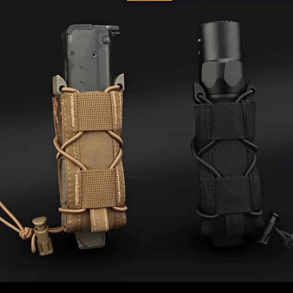 Edc Carry Holster - Kantong Majalah Tunggal Pistol 9MM Sarung