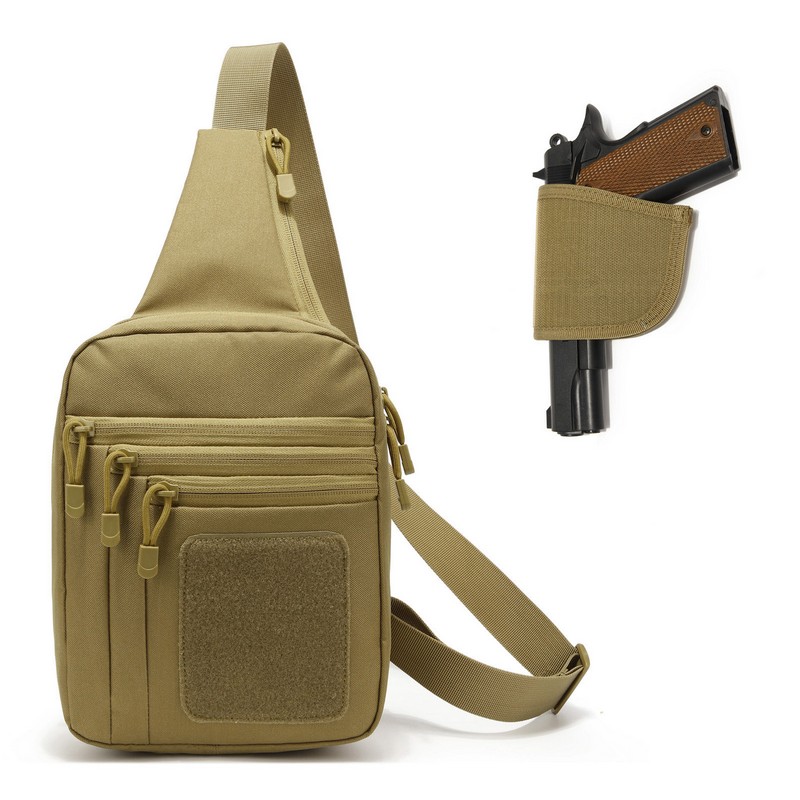 Edc Carry Backpack - Tas Dada Taktis Baru Sarung Pistol