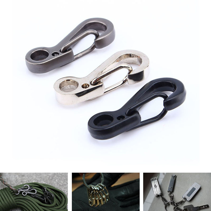 Edc Carry Kit - 10 Buah/Lot Mini Carabiner Paracord Perlengkapan