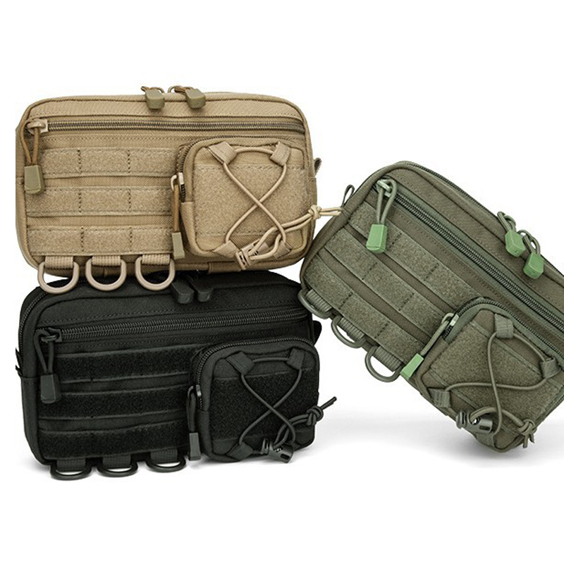 Edc Carry Fanny Pack - Tas Admin Horizontal Taktis Molle dengan