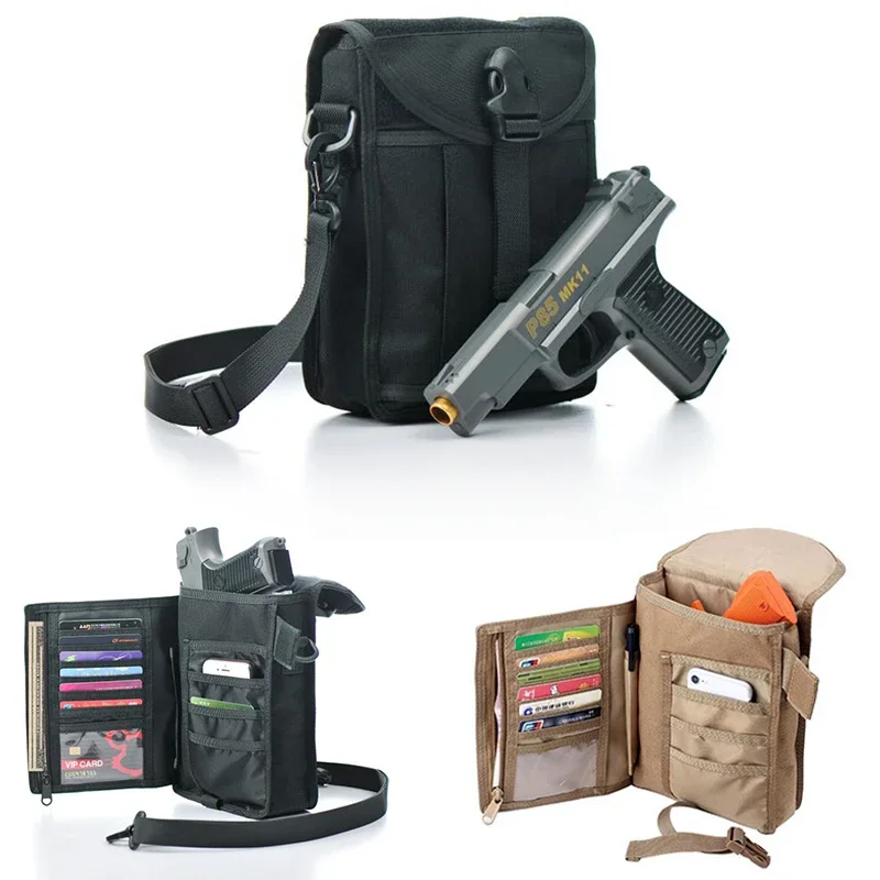 Edc Carry Backpack - Tas Bahu Pistol Pria Taktis Kantong