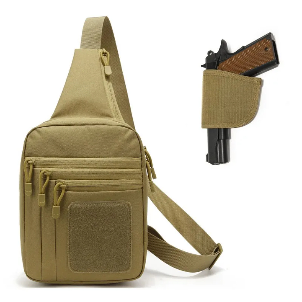 Edc Carry Backpack - Tas Dada Taktis Baru Sarung Pistol