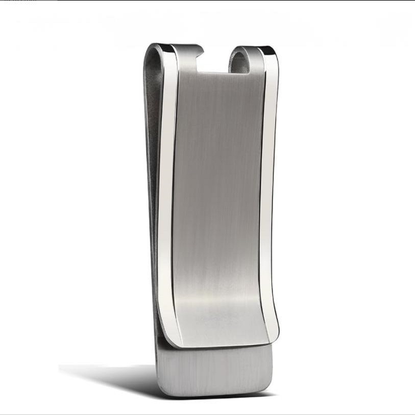 Wallet Slim Titanium - Dompet Klip Uang Titanium Solid Tempat