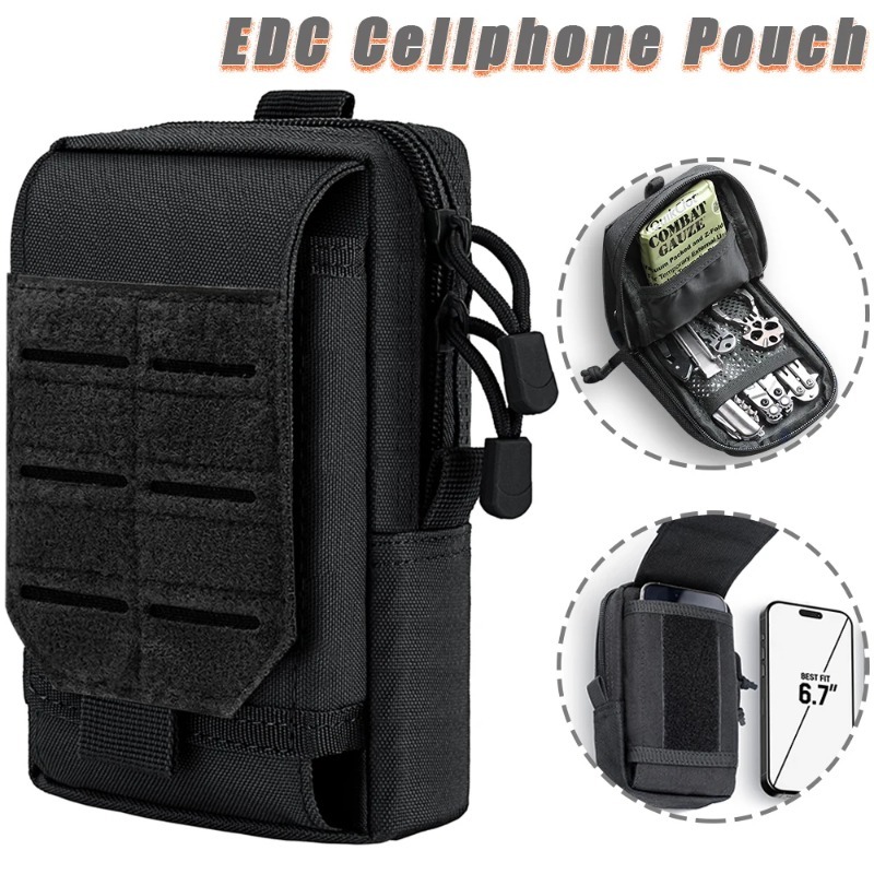 Edc Carry Holster - Tas Pinggang Utilitas Taktis MOLLE EDC