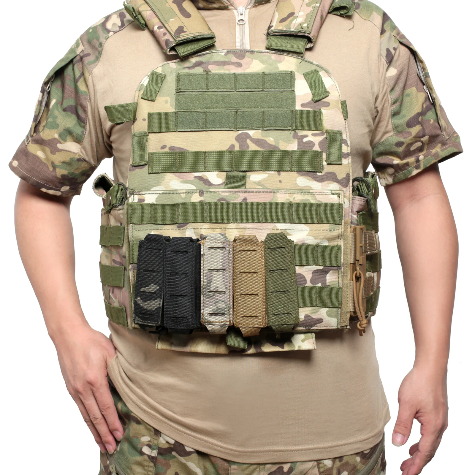 Molle 9Mm Kantong Majalah Saru - Edc Carry Holster ulasan dan harga