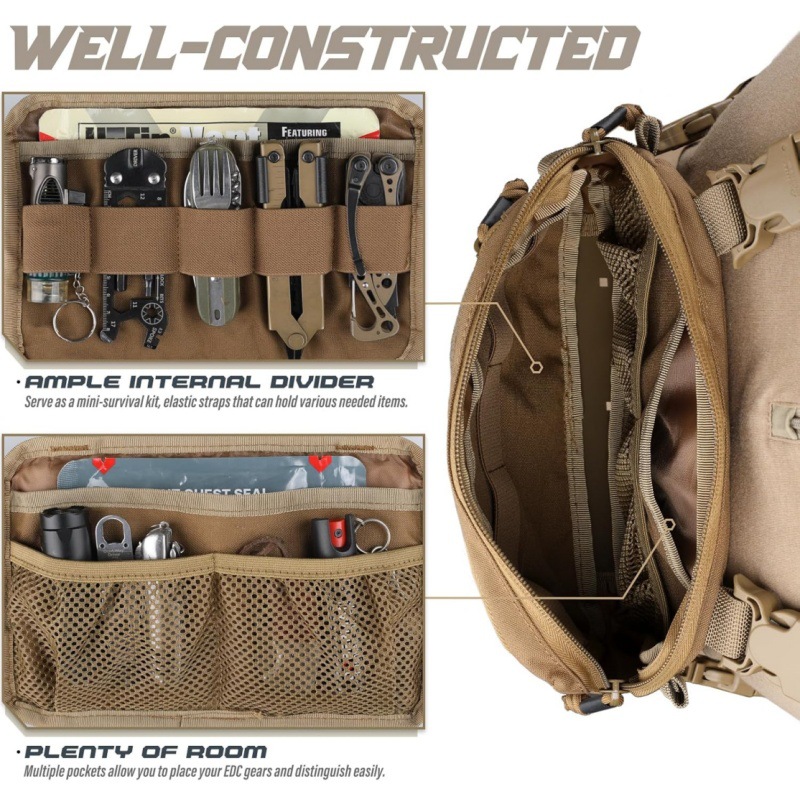 Rompi Pancing Taktis Tas Dada  - Edc Carry Backpack ulasan dan harga