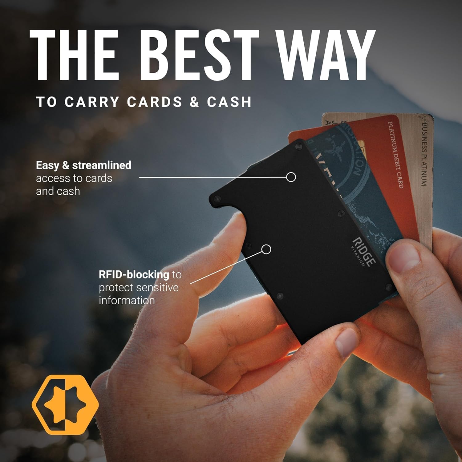 Dompet Ridge untuk Pria, Dompe - Wallet Slim Titanium ulasan dan harga