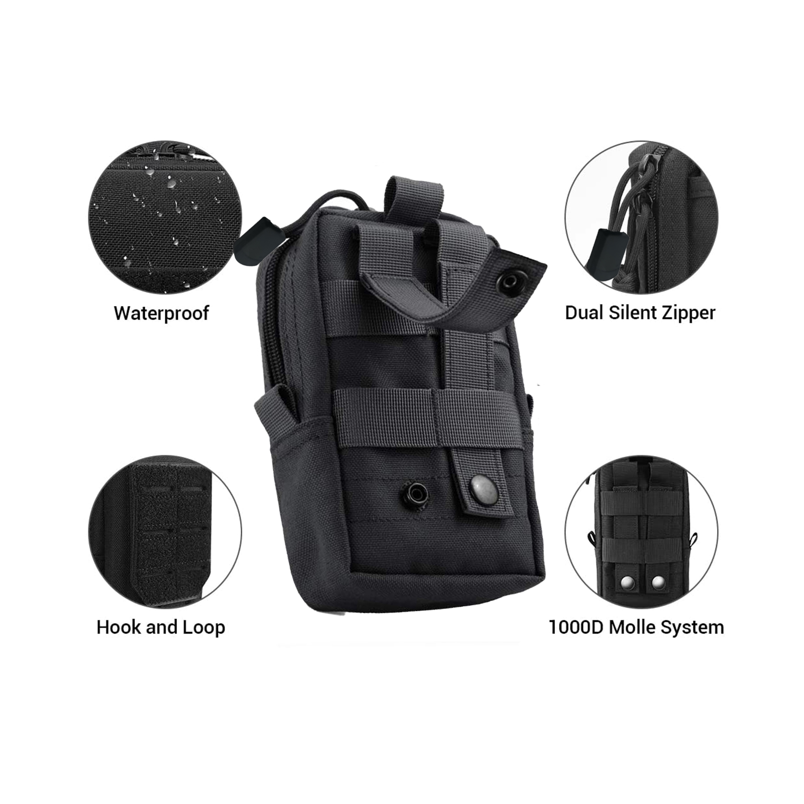 Tas pinggang kantong Molle Tak - Edc Carry Fanny Pack ulasan dan harga