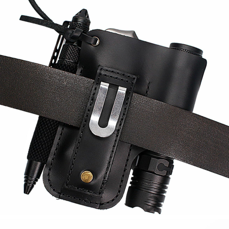 Sarung Alat Senter Kulit EDC M - Edc Carry Fanny Pack ulasan dan harga