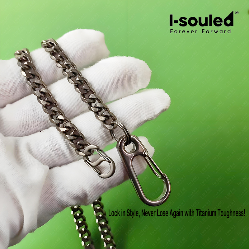 I-souled Rantai Dompet Titaniu - Wallet Slim Titanium ulasan dan harga