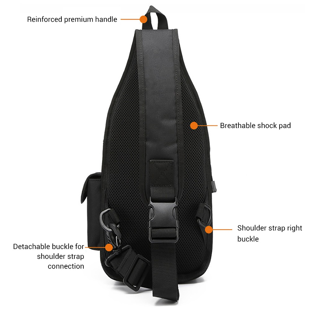 Tas Pistol Tersembunyi Taktis, - Edc Concealed Carry Sling Bag ulasan dan harga