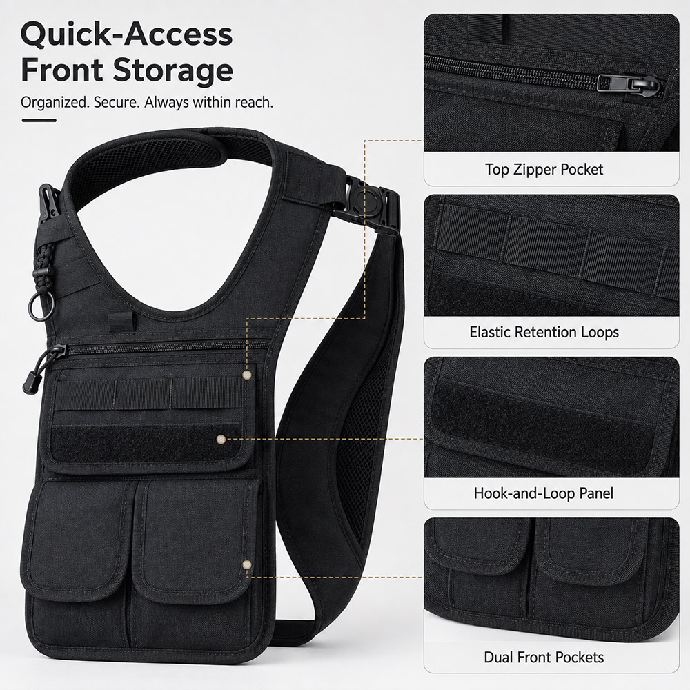 Tas Alat Taktis Tersembunyi di - Edc Concealed Carry Sling Bag ulasan dan harga