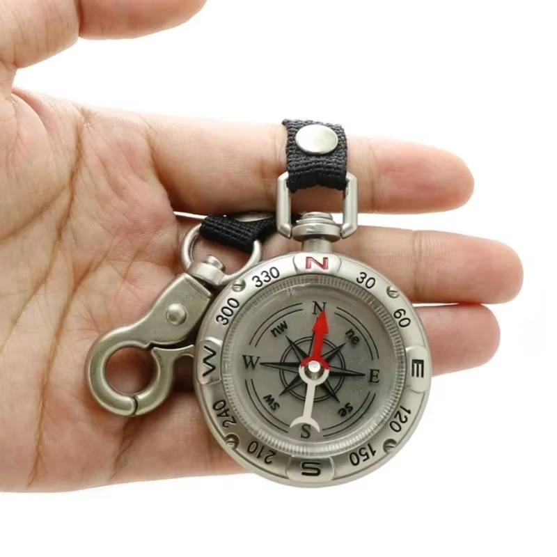 Kompas Mini Dengan Gantungan K - Compass Keychain Mini ulasan dan harga