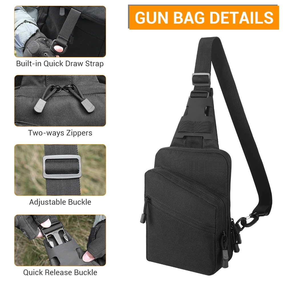 Tas Pistol Taktis untuk Menyim - Appendix Carry Edc ulasan dan harga
