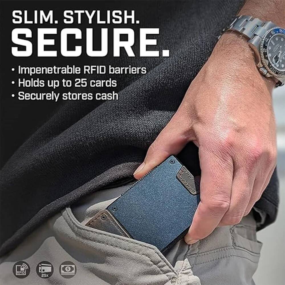 OUIO Dompet Kulit Minimalis Pe - Money Clip Magnetic ulasan dan harga