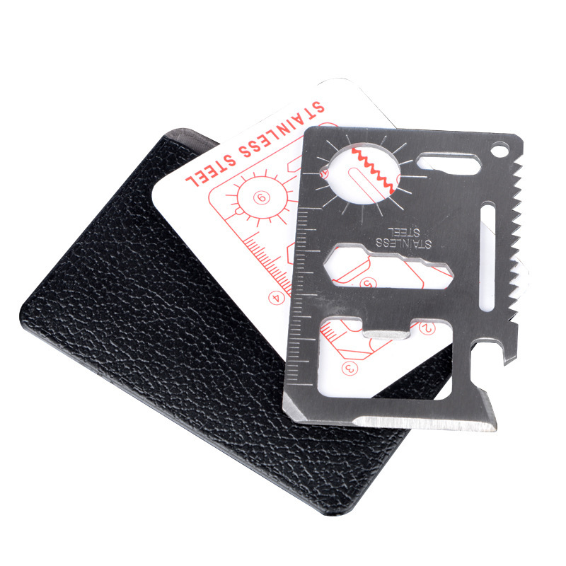 Alat saku kartu kredit 11 In 1 - Multitool Credit Card ulasan dan harga