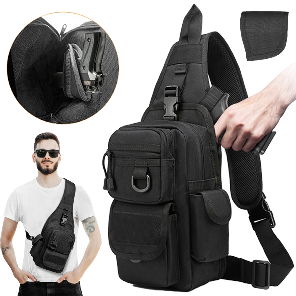 Tas Pistol Taktis Tas Senjata  - Edc Concealed Carry Sling Bag ulasan dan harga