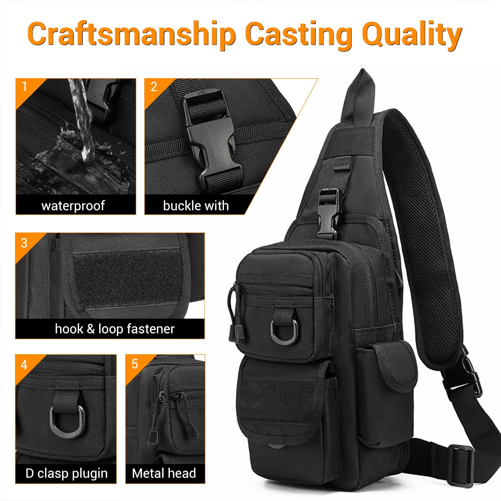 Tas Pistol Taktis Tas Senjata  - Edc Concealed Carry Sling Bag ulasan dan harga
