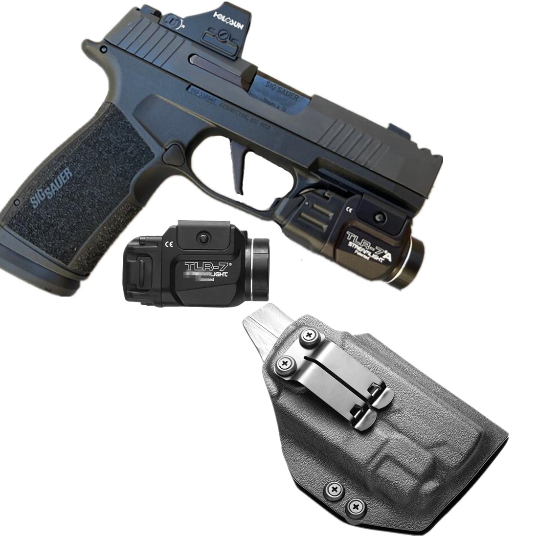 Kydex sarung IWB untuk Sig Sau - Edc Flex Carry Belt ulasan dan harga