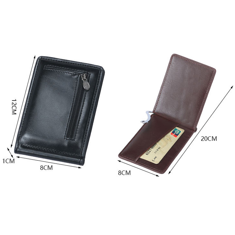 Baru MINI Kulit Pria Uang Klip - Money Clip Magnetic ulasan dan harga